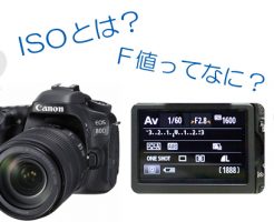 ISO・F値用語イメージ