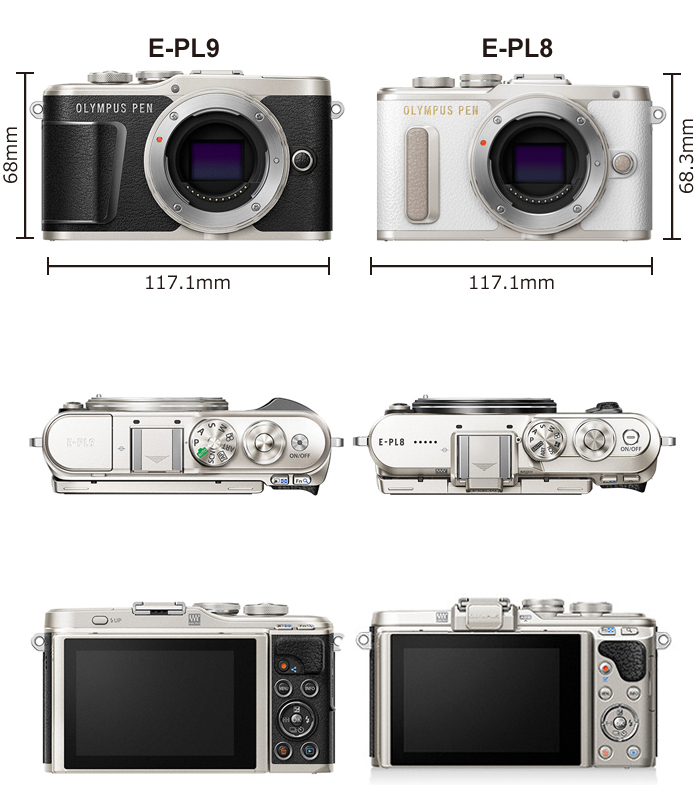 新発売 Pen E Pl9 と Pen E Pl8 の違い 比較表あり カメラ買取りナビさん