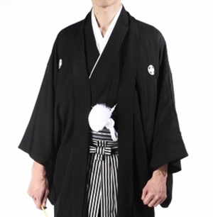 黒紋付き羽織袴
