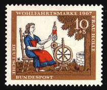 ドイツホレおばさん童話切手