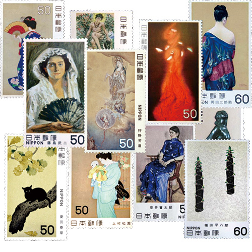 近代美術シリーズ切手イメージ