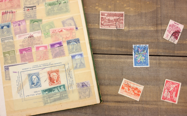 古い切手イメージ