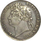 イギリス　クラウン銀貨-ジョージ4世