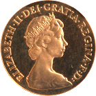 イギリス 2ポンド金貨 エリザベス2世