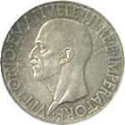 イタリア 20リラ銀貨 エチオピア皇帝昇格
