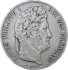 フランス-5フラン銀貨-ルイ・フィリップ