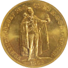 ハンガリー　100コロナ金貨