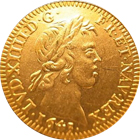 フランス-ルイドール金貨-ルイ14世