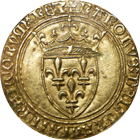 フランス-1380-1422-エキュドール-シャルル6世-金貨