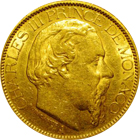モナコ 1884A 100フラン シャルル3世 金貨