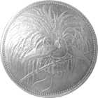 ドイツ領ニューギニア 1894 極楽鳥 ５マルク 銀貨