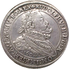 1605年-オーストリア-ルドルフ2世-ターラー銀貨