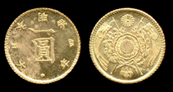 旧1円金貨