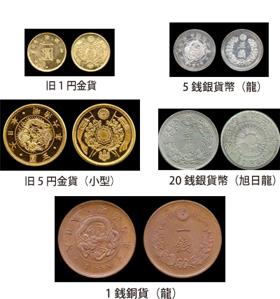 明治時代の銅貨